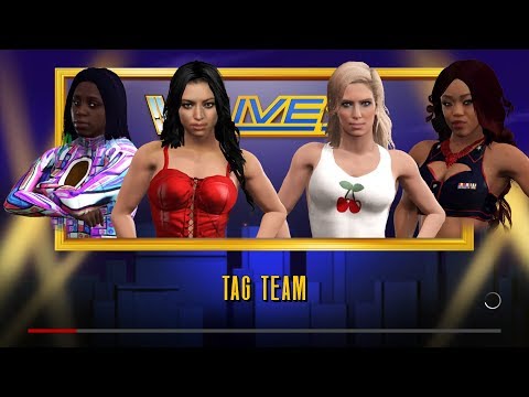 WWE 2K17 - Candice Michelle and Naomi VS Torrie Wilson and Alicia Fox