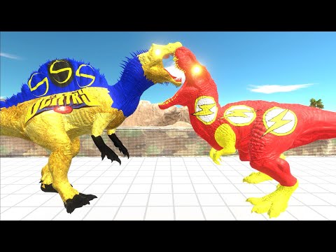 THE SENTRY SPINOSAURUS DEATHRUN - Animal Revolt Battle Simulator