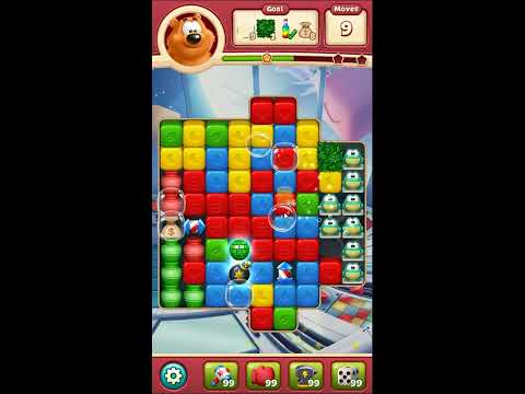 Toon Blast Level 6303 - NO BOOSTERS 🐻🐺🐱 | SKILLGAMING ✔️