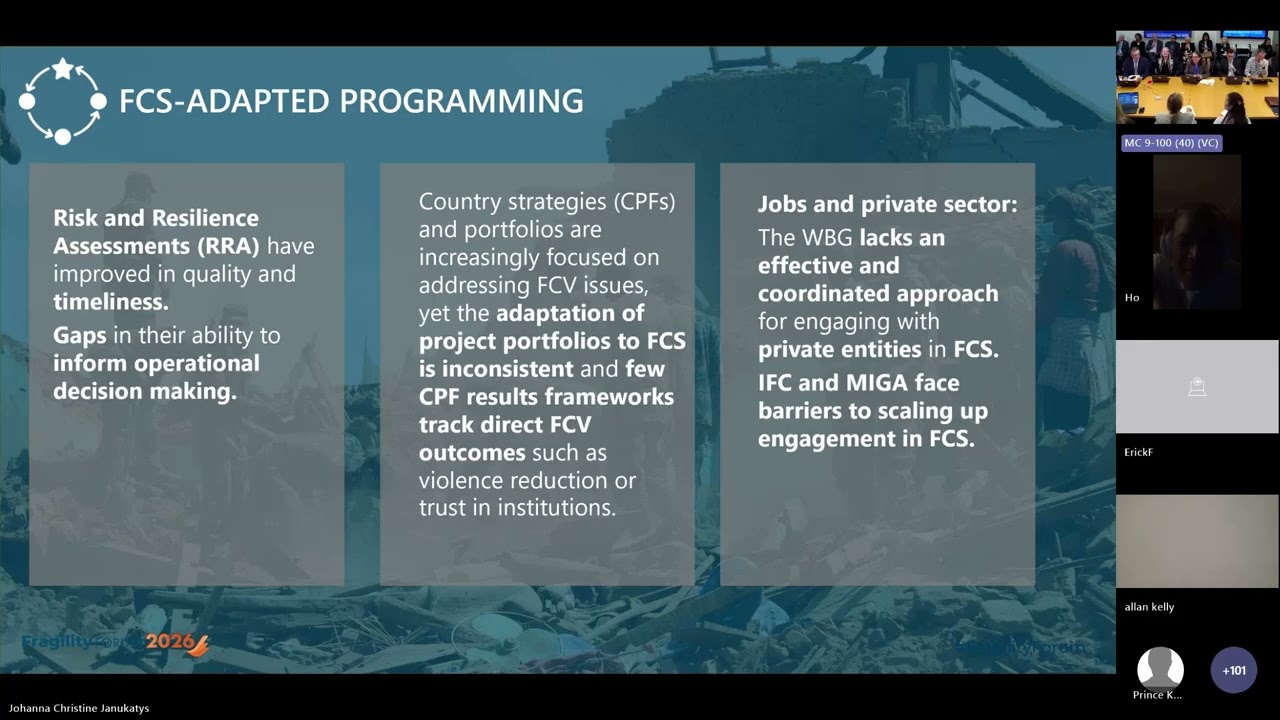 IEG Lessons from Evaluation for New FCV StrategyFragility Forum 2026