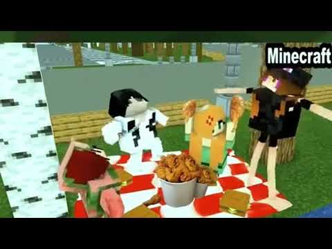 FAT 2 FIT GIRLS CHALLENGE #minecraft #meme #memes