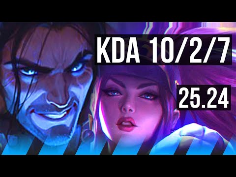 SYLAS vs AKALI (MID) | 10/2/7 | KR Master | 25.24