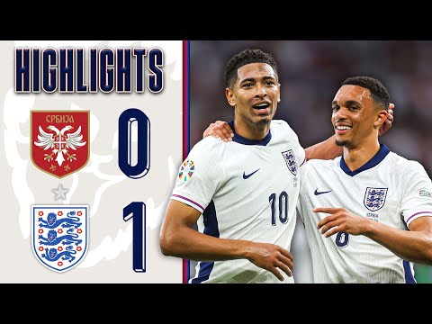 ⏪ | Bellingham's Header Makes The Difference! | Serbia 0-1 England | UEFA Euros 2024 | Highlights