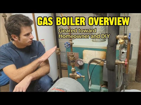 Gas Boiler Overview - Crane 100 Series with Honeywell Controls - Hot Water Baseboard Radiator