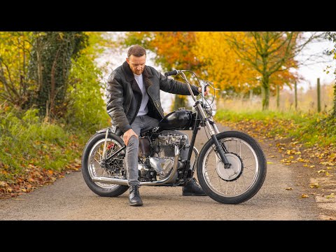 1 Minute of raw 1949 Triumph sound!