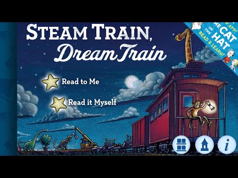 Steam Train Dream Train Audiobook for Children Read Aloud @ Book in Bed