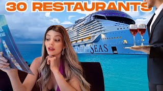 EVERYTHING I ATE ON THE WORLD'S LARGEST CRUISE SHIP STAR OF THE SEAS 🚢 