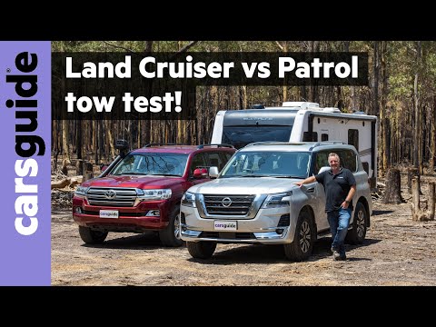Land Cruiser 200 Series GXL vs Nissan Patrol Ti-L: towing comparison review