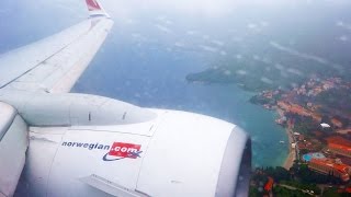 preview picture of video 'Norwegian Boeing 737 LN-DYR Landing at Dubrovnik Airport DBV [1080p HD]'