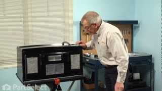 Microwave Repair: Replacing the Grease Filter (GE Part #WB06X10654)