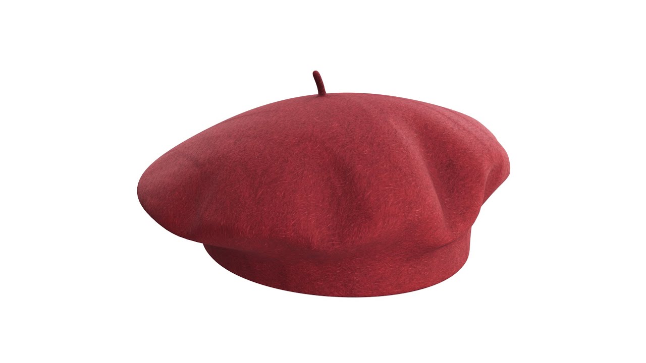 Beret hat 3D Model