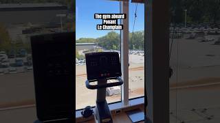 The gym aboard Ponant Le Champlain. Watch our full ship tour on our channel too! A fine ship to sail