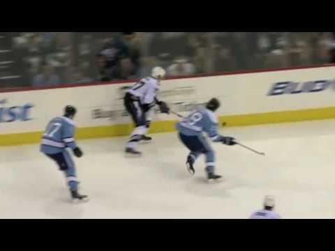 Pittsburgh Penguins vs Tampa Bay Lightning 10-17-2009 Michael Rupp Goal