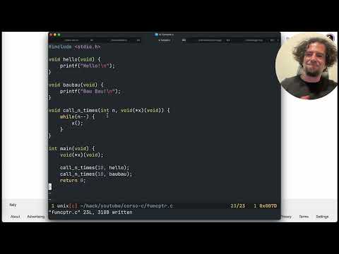 Impariamo il C, lezione 22: i puntatori a funzione