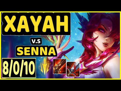 REKKLES (XAYAH) vs SENNA - 8/0/10 KDA BOTTOM ADC CHALLENGER GAMEPLAY - EUW