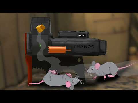 MK47 Basic automatische Ratten- & Mausefalle, Akku