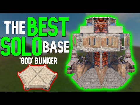 The BEST SOLO Bunker Base - God Bunker Rust Base Design 2023