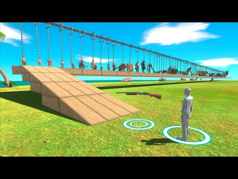 Shotgun vs Every Unit on Chain - Animal Revolt Battle Simulator