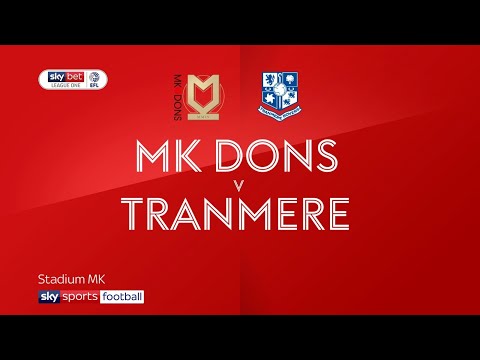 MK Dons 1-3 Tranmere Rovers