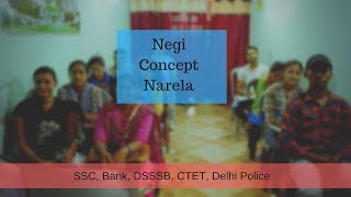 Negi Concept Coaching In Narela| Maths, Reasoning By Vinod Sir