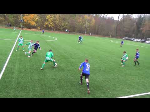 Bohemians 1905(modří) - Meteor(zel.) 1:1 (1:0) - 1. poločas - PU 13.11.2021