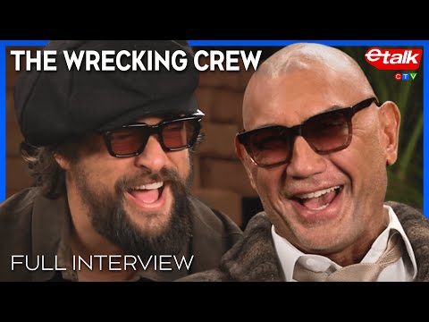 Jason Momoa and Dave Bautista want to BEAT UP the CEO of Sex | 'The Wrecking Crew' Interview