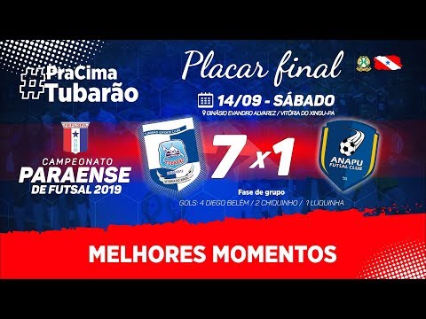 Tubarão 7x1 Anapu -  Paraense 2019 - Melhores Momentos