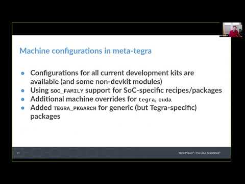 Building a BSP Layer: An overview of meta-tegra by Matt Madison
