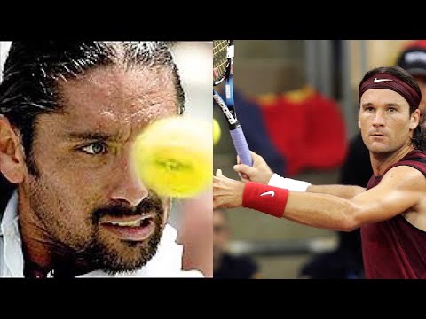 Marcelo Ríos vs Carlos Moya highlights 1 set master mill Hamburgo 2001