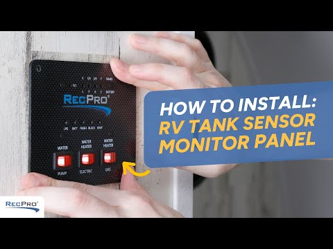 Easy RV Monitor Panel Installation – Fresh, Grey, Black Tanks & More!
