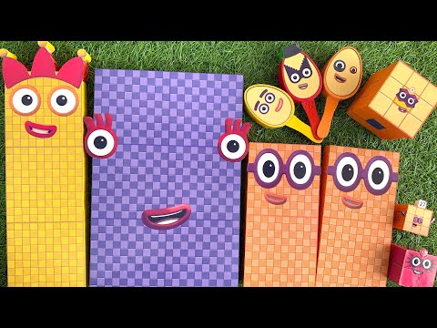 Looking for Numberblocks NEW 1418 Puzzle Tetris Space ASMR  | Numberblocks Satisfying Video