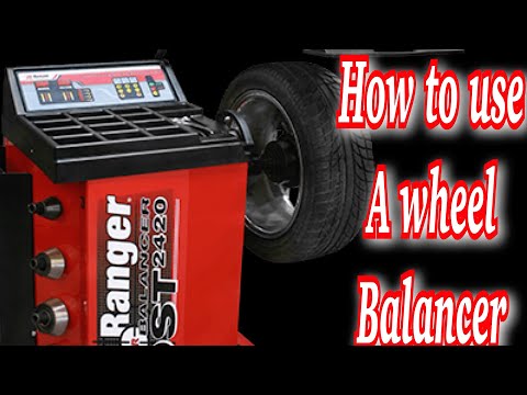 How to use a wheel balancer