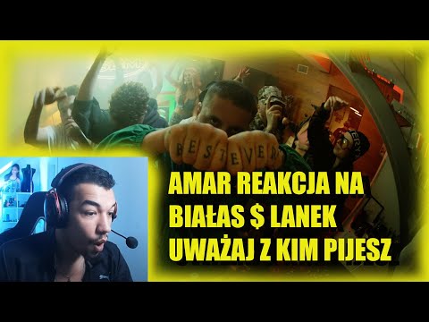 Amar Reakcja na BIAŁAS X LANEK - Uważaj z kim pijesz