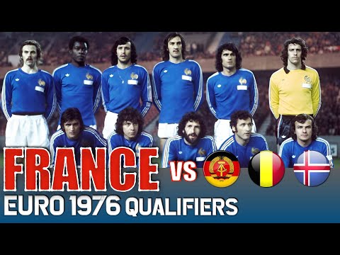 FRANCE 🇫🇷 Euro 1976 Qualification All Matches Highlights | Road to Yugoslavia