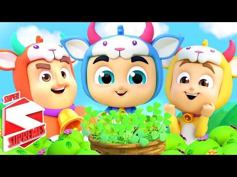 Three Billy Goats Gruff | Fairy Tales For Kids | Pretend Play Song | Nursery Rhymes and Baby Songs
