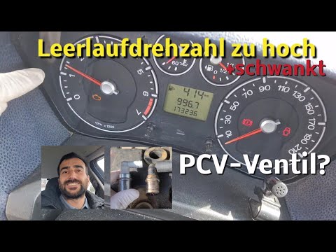Leerlaufdrehzahl zu hoch | Leerlaufschwankungen, PCV Ventil KGE (gelöst) unruhiger Leerlauf | Ford
