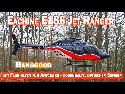 Die super Eachine E186 RC Helikopter als Jet Ranger Bell 206 - er ist für Anfänger geeignet?