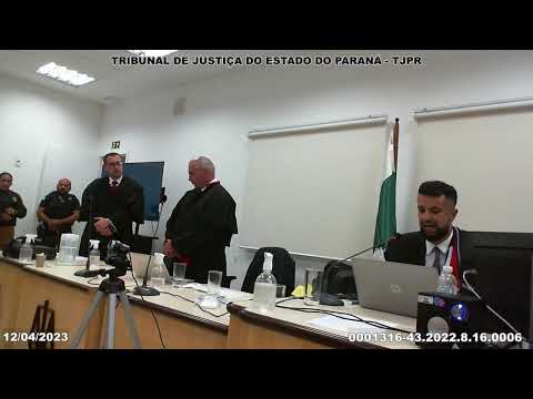 Júri Ahú - 12/04/2023 - Autos 0001316-43.2022.8.16.0006