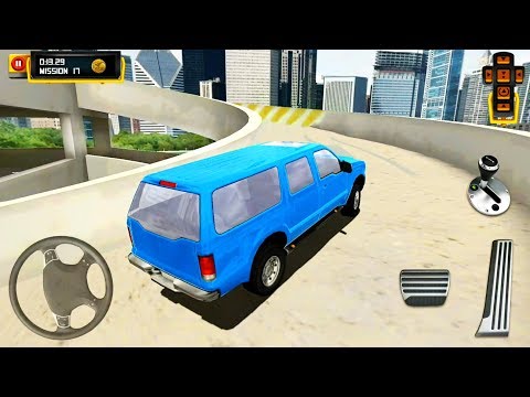 4x4 SUV Driving On The Multilevel Car Parking - Android Gameplay FHD