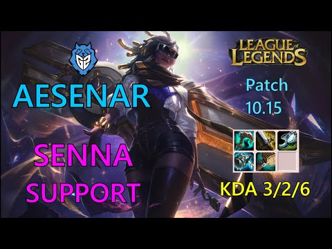 LVP-SLO Support Aesenar Senna vs Sona-Lux – EUW 1027LP Challenger Patch 10.15
