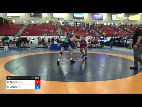 2018 Marine Corps US Open/Senior Men's Freestyle 97 Con 4 - Braden Atwood (Sunk) Vs. Ross Larson (