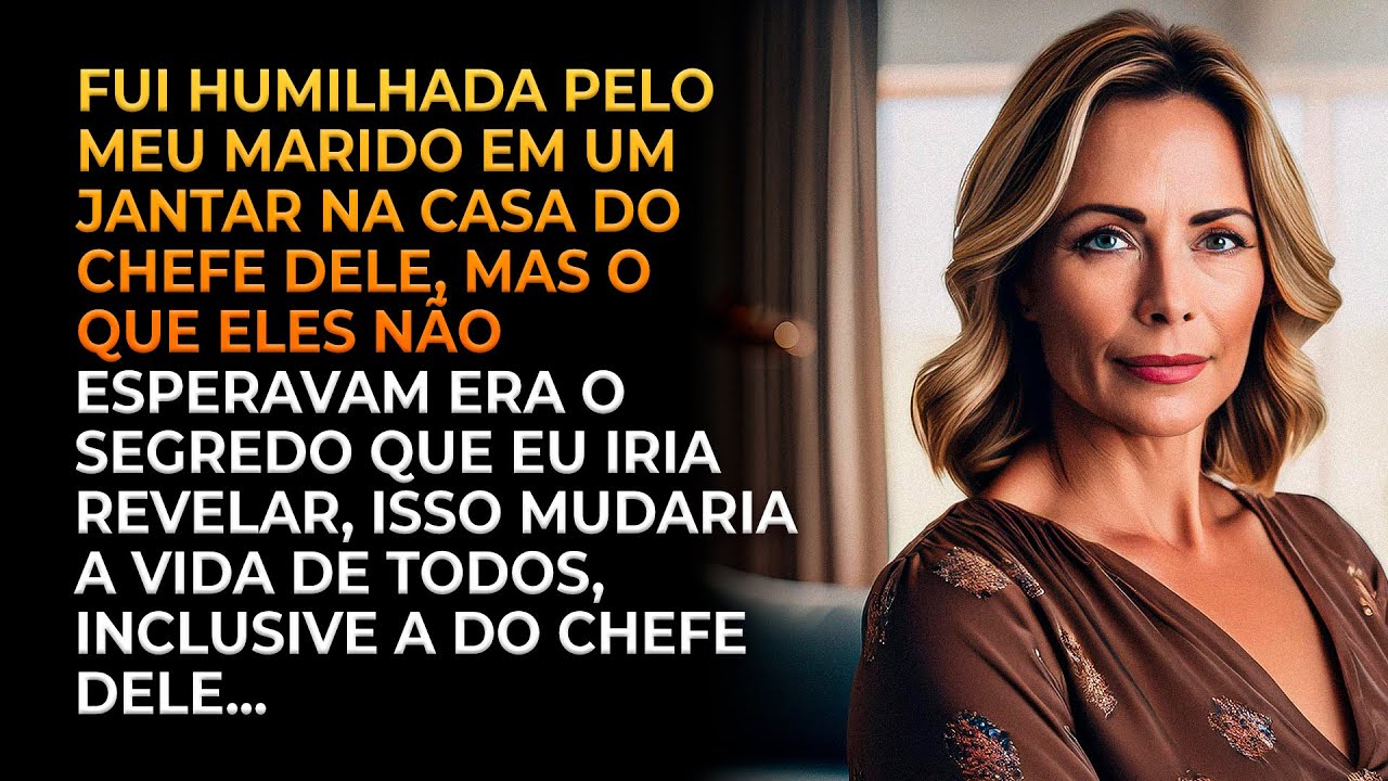 Mulher é humilhada pelo marido em um jantar com o chefe dele, mas o segredo dela chocou a todos
