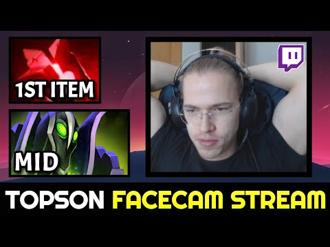TOPSON Unkillable Mid Rubick with First Item Bloodstone — STREAM with FACECAM
