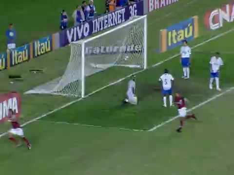 Flamengo 3 x 0 Santo André Gols 29/08/09 Brasileirão 2009