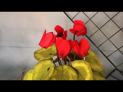 ABC TV | How To Make Paper Cyclamen Plant - Craft Tutorial