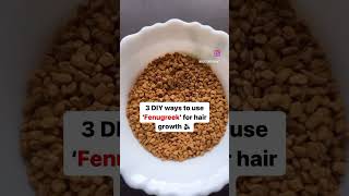 Download lagu 3 DIY ways to use ‘Fenugreek’ for hair growth 🔊 #hairdiy #haircare mp3