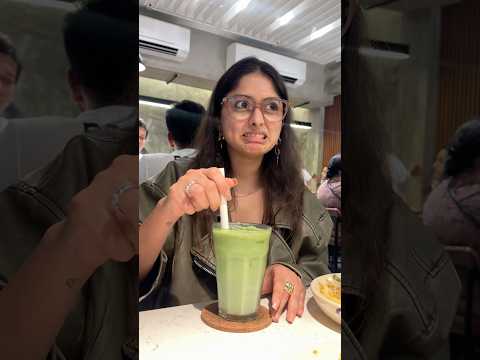 Taste Test: First time trying Matcha 😖😖 🦠🦠 #tastetest #matchatea #greenmatchatea #explore