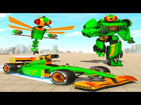 Dragon Fly Robot Transform Super Car F1 Games 2021 - Android Gameplay