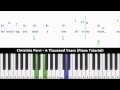 Christina Perri - A Thousand Years (Piano ...