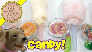 Halloween Cotton Candy - Angry Birds Finger Pops & Glee Gum Pops